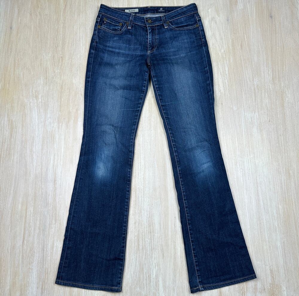 AG Adriano Goldschmied Jessie Curvy Bootcut Blue Dark Wash Casual Denim Jeans 26